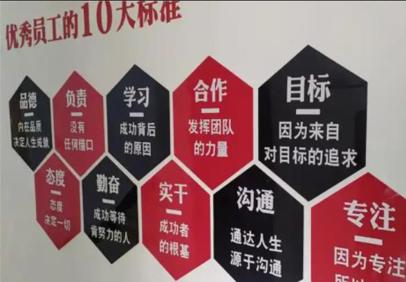 白水公司文化墙的作用