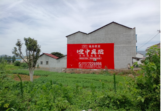 白水做墙体广告的意义