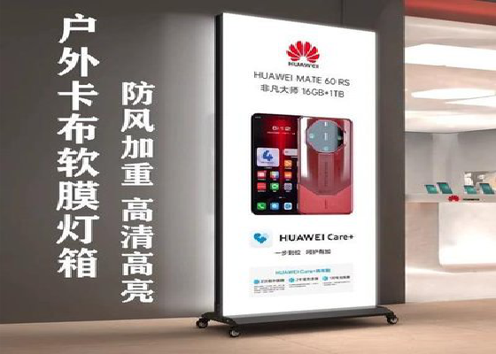 白水户外防水灯箱的应用特点及适用范围。