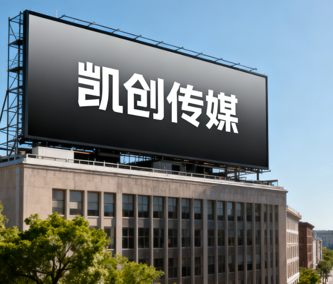 白水户外广告牌的设计与制作