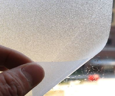 白水玻璃门外面粘广告用什么材料好？